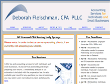 Tablet Screenshot of fleischmancpa.com